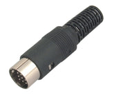 Plug din 13p in-line w/sleeve k31651